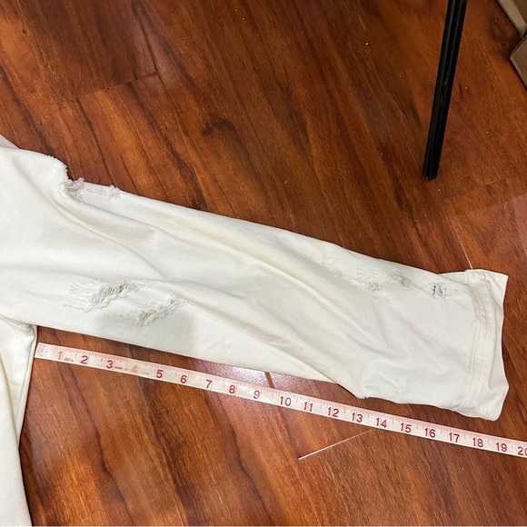 H&M Divided Denim Jacket Distressed Size XL - Picture 6 of 9